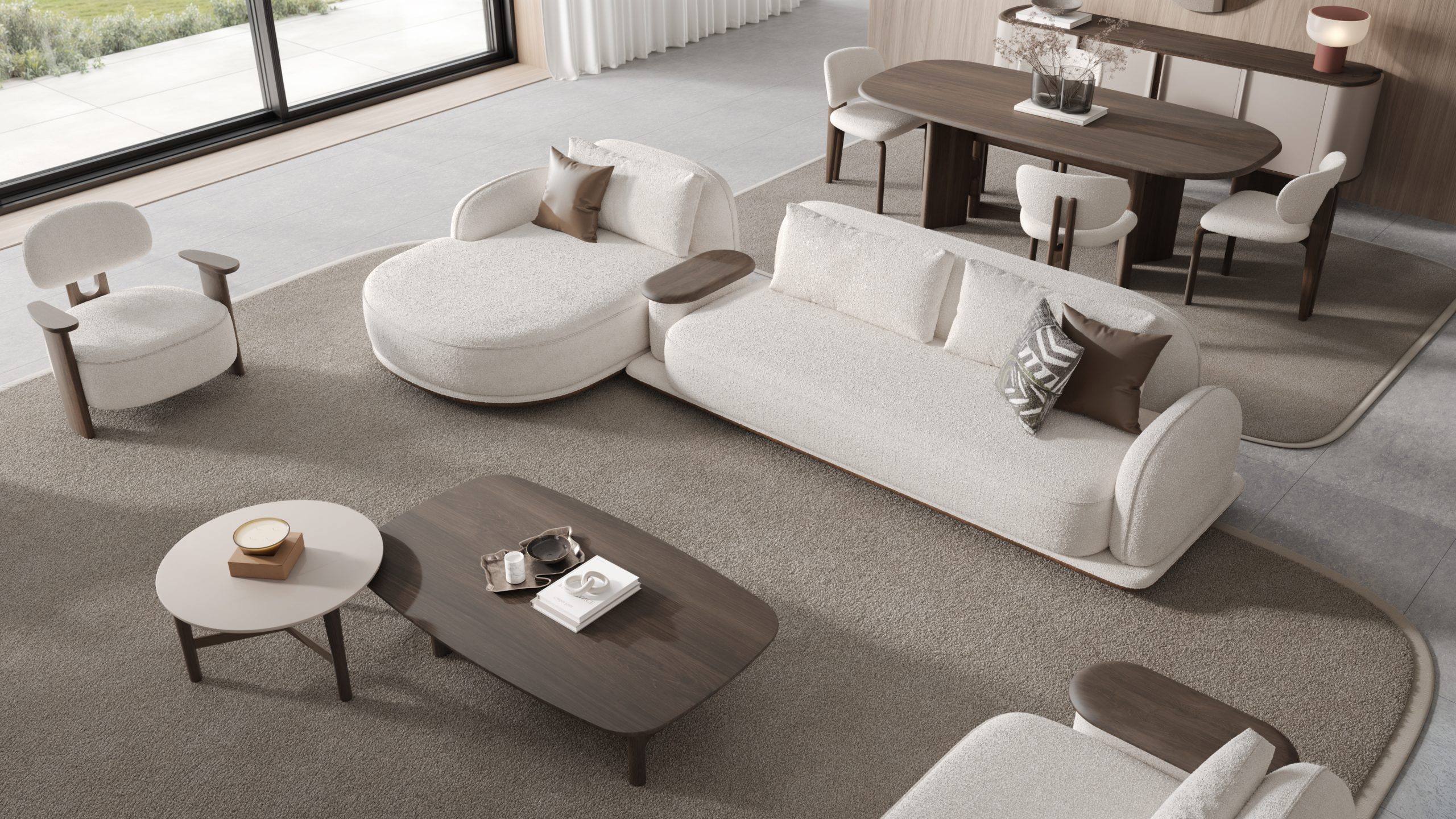 GUSTO -  4'LÜ KANEPE