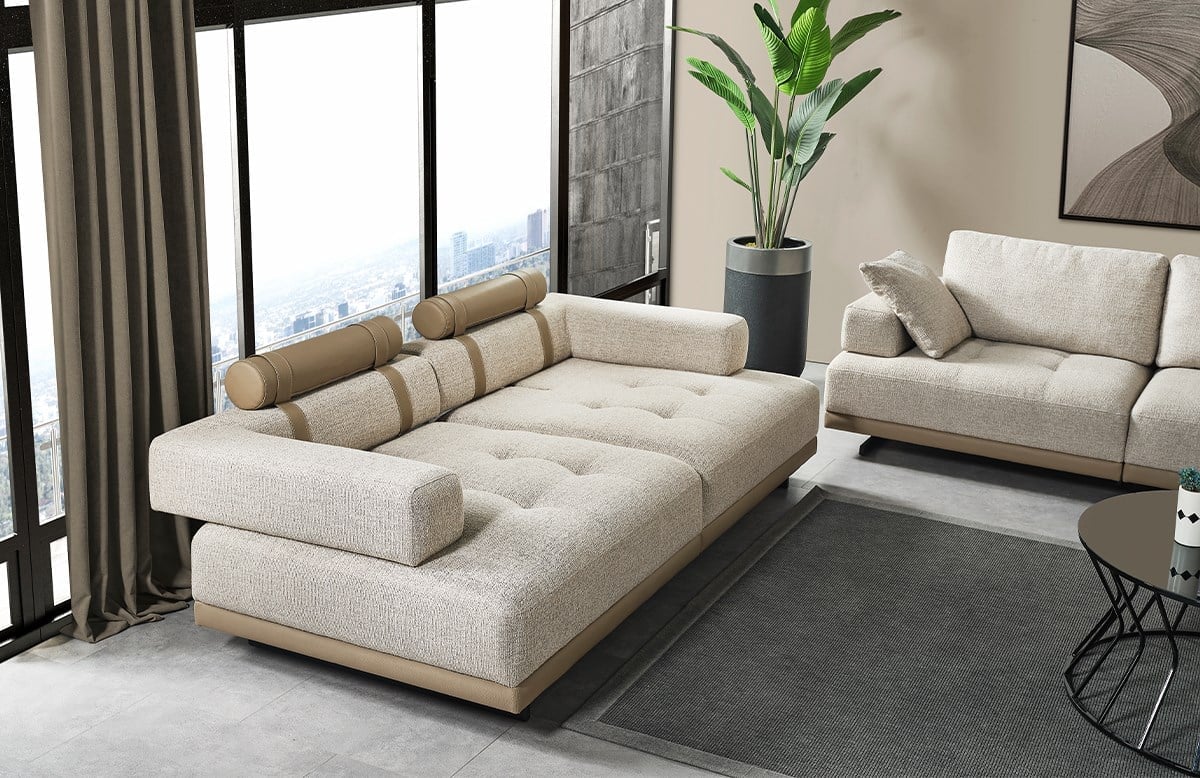 BİTTER SOFA - 3'LÜ KOLTUK SEHPALI